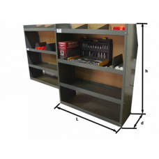 Set of 2 - Chevy City Express Shelving 32"Lx44"Hx13"D