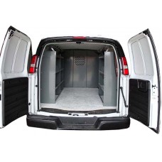 Set of 3 Shelving Units for Full Size Van - Base Contractors Package - GMC, Chevy, Ford