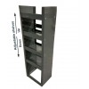Storage Shelf Tower to fit Full Size Vans Standard  Roof - 40"H x 9"D x 13W